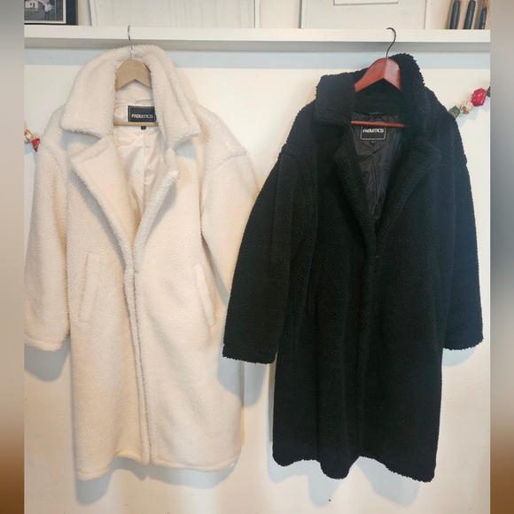 Fabletics Jackets & Blazers - Fabletics long teddy coats.